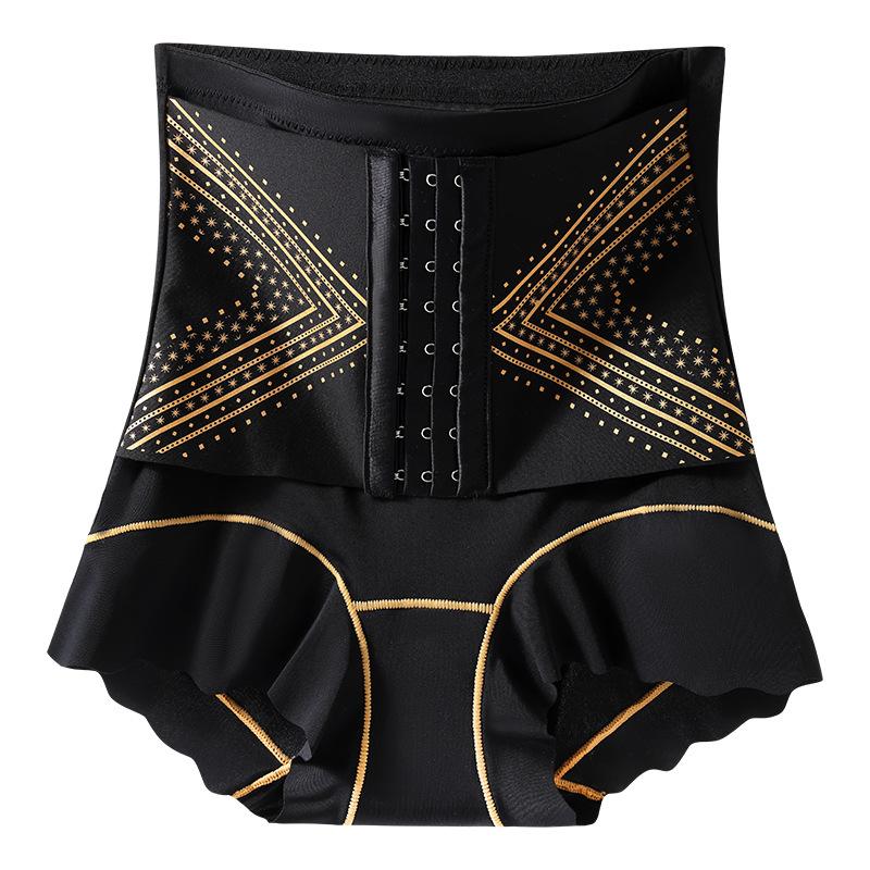 Ladies Spring and Autumn Adjustable Breather High Waist Without A Trace of Belly Lift Post-natal Body Shaping Underwear