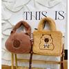 New Plush Cartoon Capybara Bag Portable Shoulder Bag