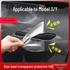 Tesla Model Y Exterior Door Handle & B-Pillar Protection Film - Refreshed TPU Version