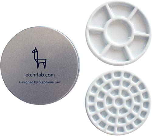 ETCHR Etcher Porcelain Mini Palette, 37 Compartments, 210165
