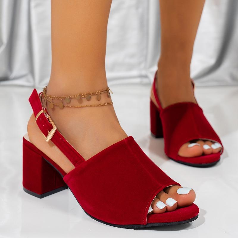 Fashion Women's High Heels Sandals Elegant Chunky Shoes Fashion Summer Slippers 2025 Party Pumps Flip Flops Trend New Sandalias De Mujer