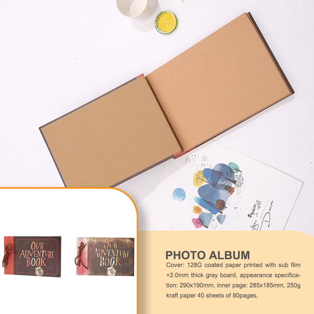 Photo Album Travel Journal Adventure Book Compact Size Photos Collector Wedding Supplies Scrapbook Balloon Exquisite DIY Prop