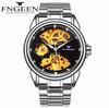 Couple Mechanical Watch Business Double-sided Hollow Men's Watch Waterproof Mechanical Gift Watch