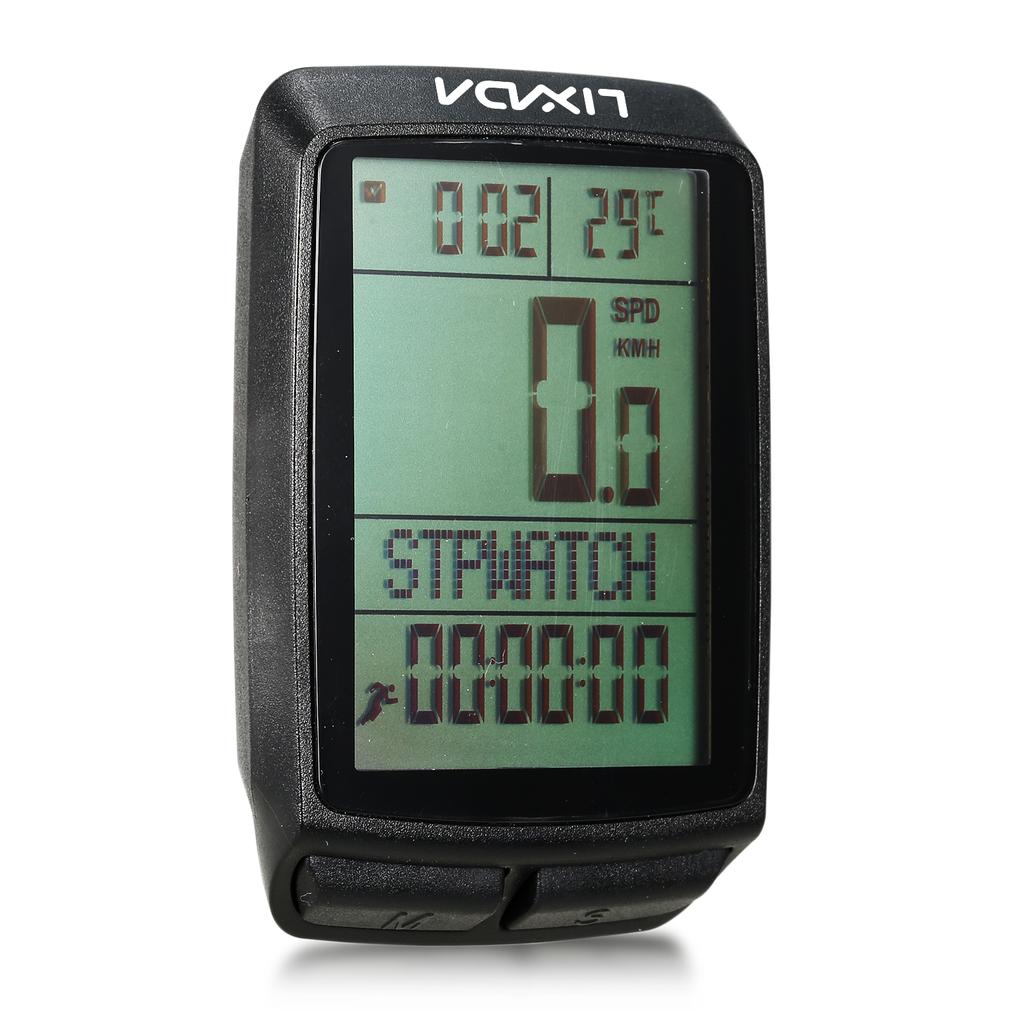 Lixada Compteur de vitesse de vélo sans fil, ordinateur de cyclisme, odomètre avec rétro-éclairage LED