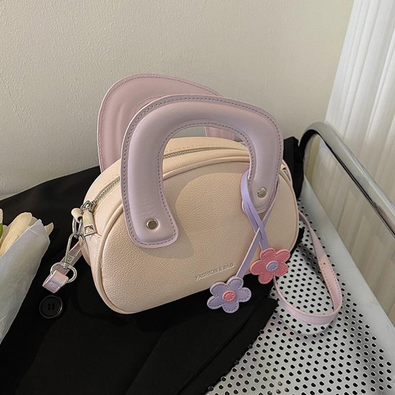 IELGY Women s Niche Simple Texture Color Matching Messenger Bag
