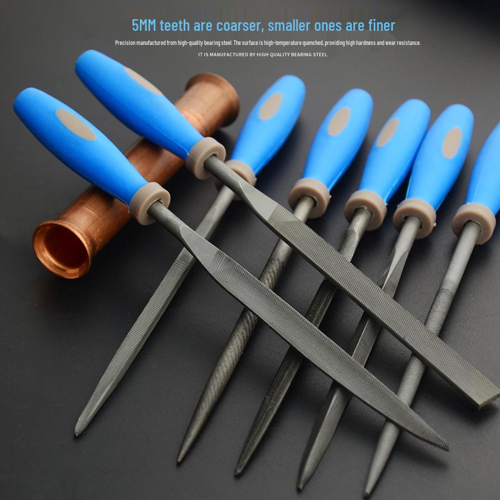 Assorted Steel File Set: Small Metalworking and Woodworking Tools