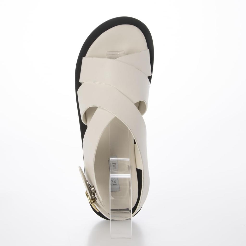 [Evol] [Cushioned/Soft] Cross Design Flat Sandals