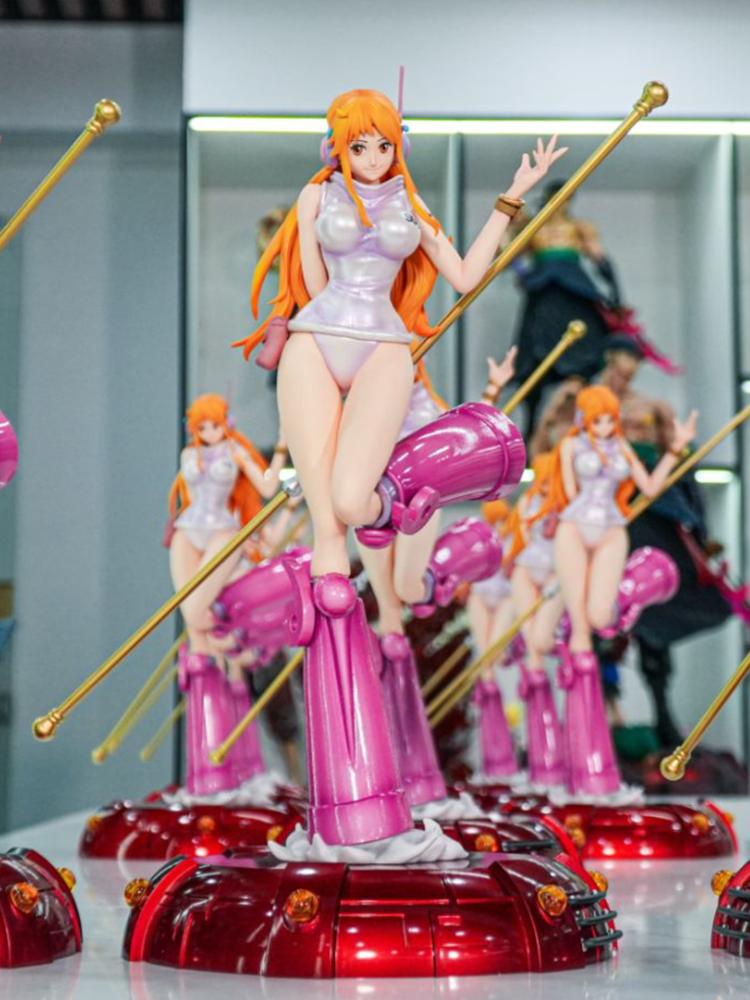 

Jt One Piece Nami Figure Egghead Island Anime Statue Straw Hat Pirates Collectible Model Desktop Ornament Gift For Anime Fans