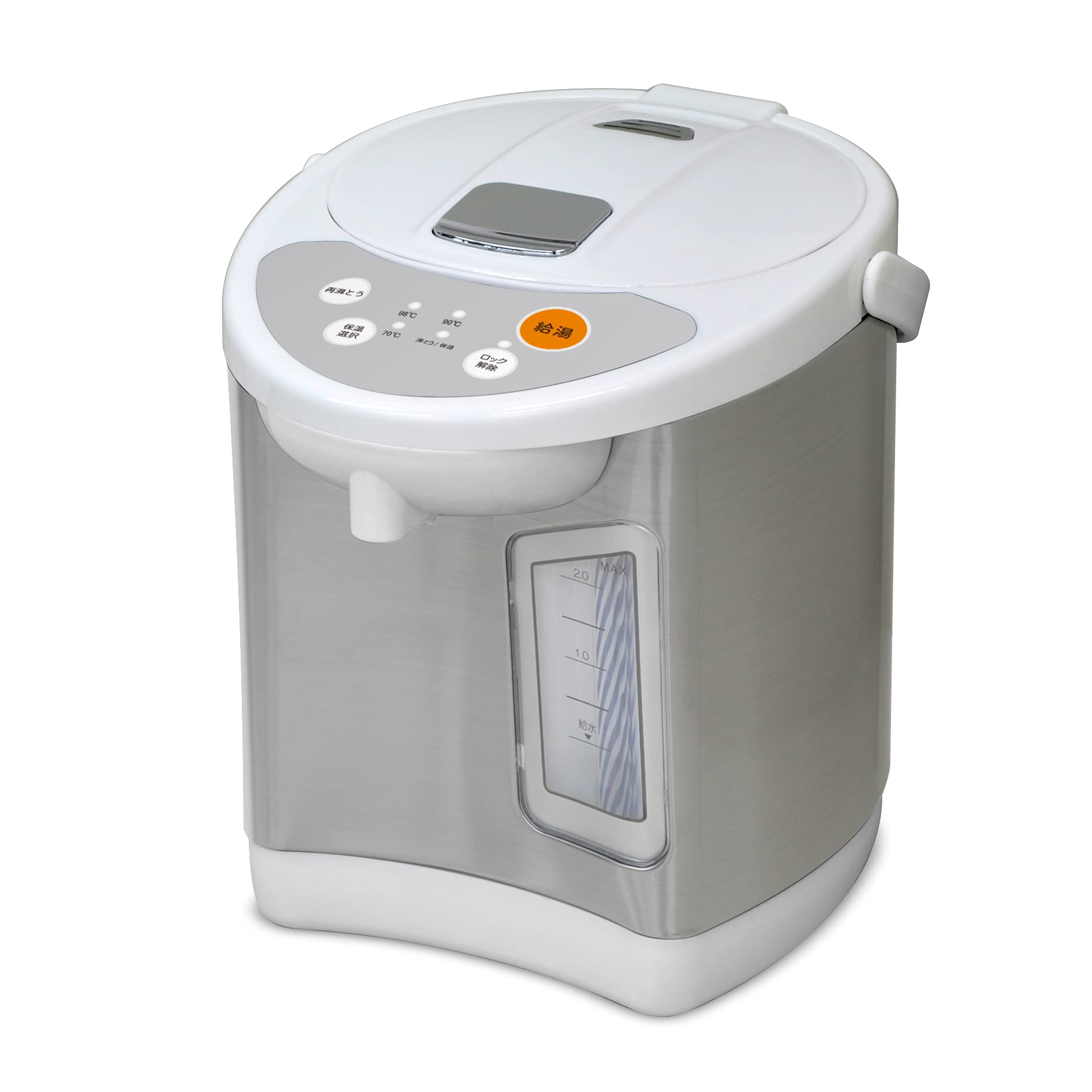 

VERSOS Electric Pot Heat Retention Function 70 Degrees 90 Degrees 98 Degrees Automatic Reboiling Lock Cup Push White 2.2L VS-KE70
