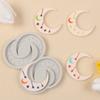 Silicone Ramadan Moon Mold Ramadan Themed Flexible Arabic Font Mold Non-stick Heat Resistant Stars Chocolate Mold