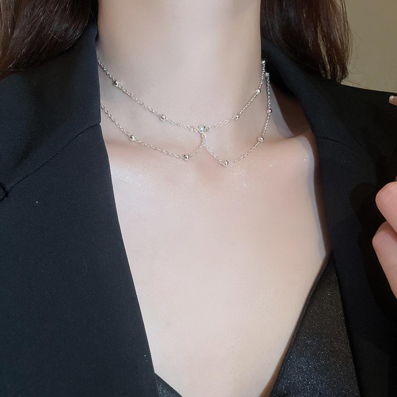 

Цепочка на грудь, цепочка для тела, сексуальное ожерелье, женская невыцветающая легкая роскошь, нишевая цепочка на шею, аксессуары на ключице 6#