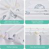 Ocean White Shower Curtain Waterproof Polyester 180X 180Cm With 12 Hooks For Bath Or Shower Decorative Shower Curtain