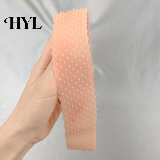 Wig Band Women Silicone Anti-slip Sport Strap Elastic Hairband Secure Hat with Grip Accessory