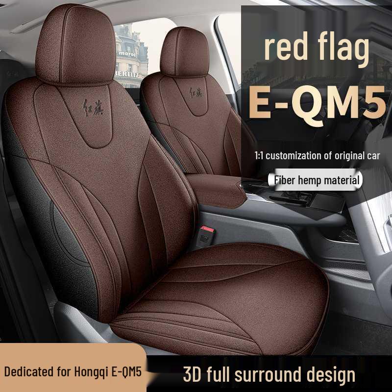 All-Season Linen Seat Covers for Hongqi EQM5 Travel Edition EV