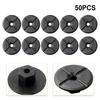 50pcs Car Unthreaded Plastic Nuts Clips A2019900050 4mmHole Without Threaded ForMercedes ForBMW W201 W124 190DCar NutFender Snap