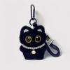 6/1pcs Cute Plush Black Cat Doll Toy Keychain Bag Pendant Charms Kawaii Keyring Accessories For Women Couples Gift