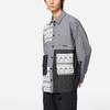 Li-Ning x Wade Series Color Block Print Shirt 'Grey Black' Men's AFDS781-1