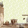 Wallpaper Flowers Cream, White and Yellow for Living Room and Bedroom 50x1000