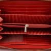 Women' Leather Wallet with Wings Red Wrist Strap