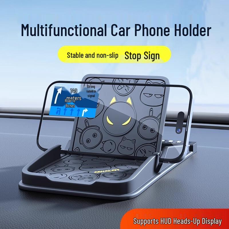 Digalun Dashboard Car Phone Holder with Parking Plate