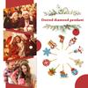 Christmas 5D DIY Special Shape Diamond Xmas Tree Hanging Pendant for Home Party