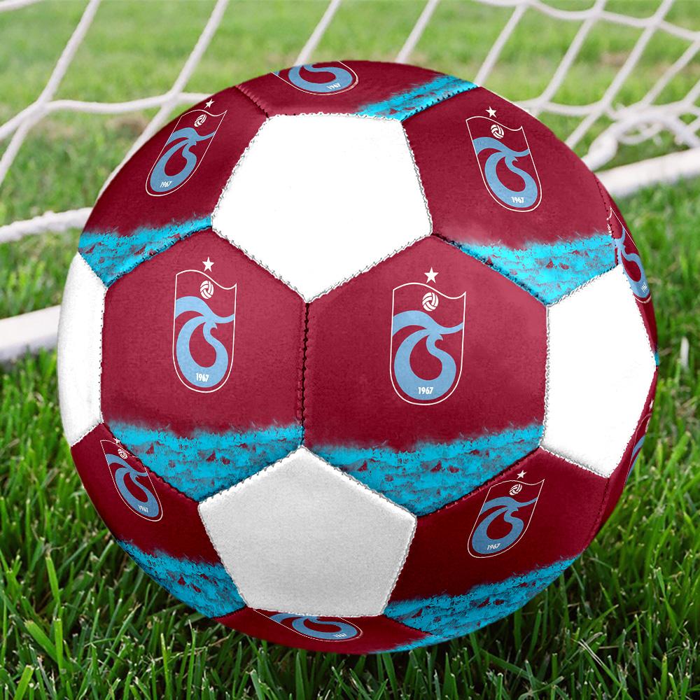 1 PEZZO SK Trabzonspor club taglia 5 pallone da calcio PrahaPallone da Calcio Indoor Colorato Per Tutte le Età Cucito a Macchina PVC Pronto per la Competizione Resistente Alto Rimbalzo