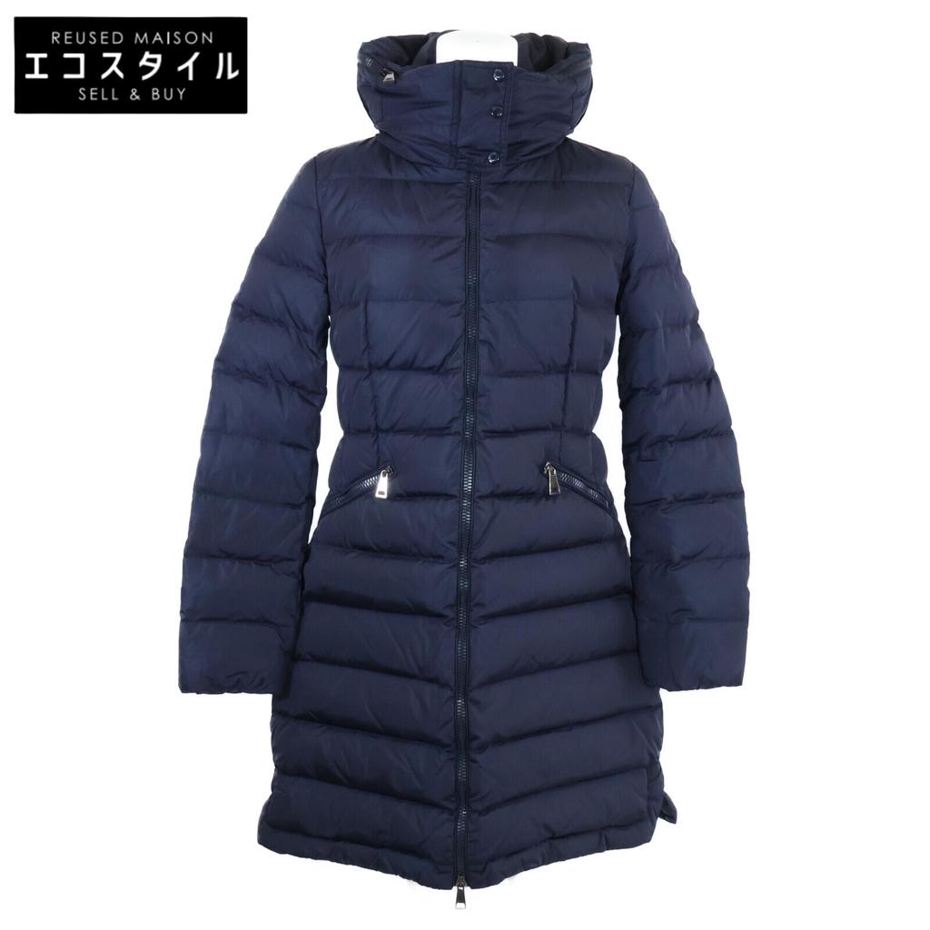 MONCLER FLAMMETTE Flamette down coat O NavyUsed