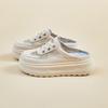 New Summer White Shoes for Female Students' Heightened Mesh Breathable Board Shoes Casual Street Shot