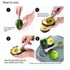 For Kitchen and Home Dragon Fruit SlicesAvocado Knife Gadget Stainless Steel Cutter Kitchen Gadgets Fruit Cutting Artifact