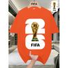 FIFA World Cup Football Men's Printed Short-sleeved T-shirt, a Versatile and Trendy Summer Item, Casual and Comfortable Clothing