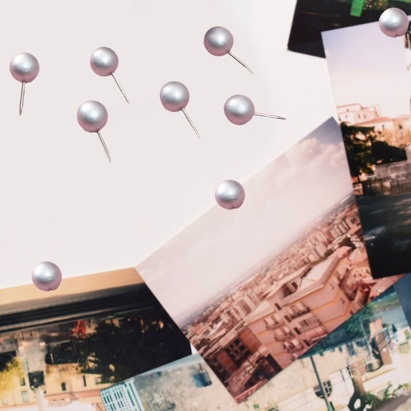 Pack Of 50 Wood  Push Pins Natural Wood Thumb Tacks Minimalist Cork Board Pins Decoratvie Pins for Home & Office Use