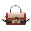 Womens Fashion Square Small Color Matching Shoulder Crossbody Bags Trendy Satchel Purse