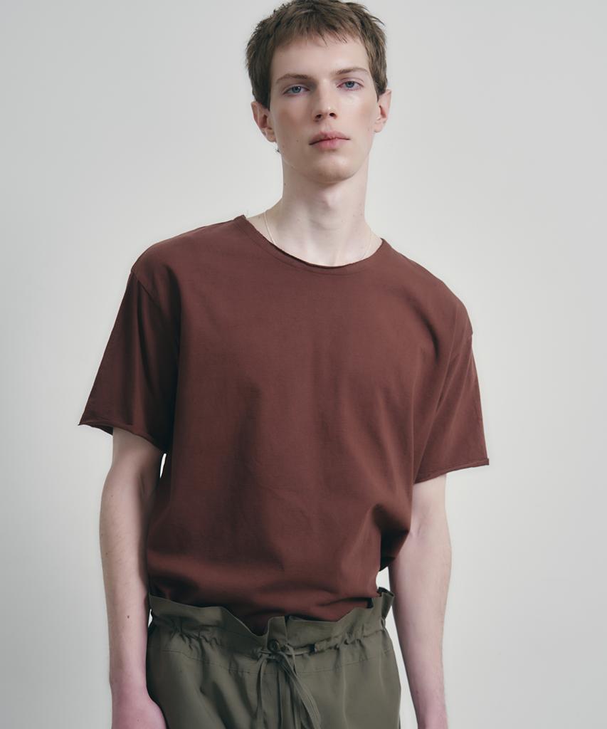 Leondi Rolling Round Short Sleeve T-Shirt - Brown