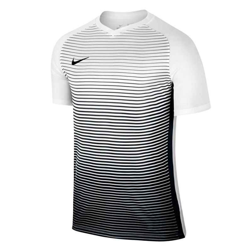 Nike Dri-FIT Striped Pullover Moisture-Wicking Breathable Short Sleeve T-Shirt Men Tops AO2374-100