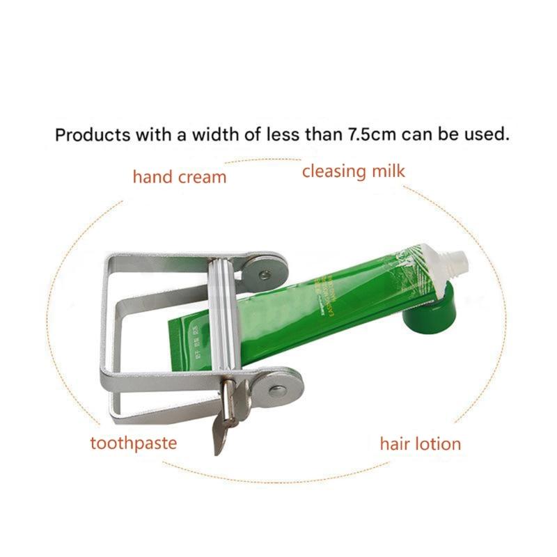 Aluminum Alloy Cream Tube Squeezer with Anti Slip Handle Hair Color Tube Extractor For Barbershops Salon And Home Use