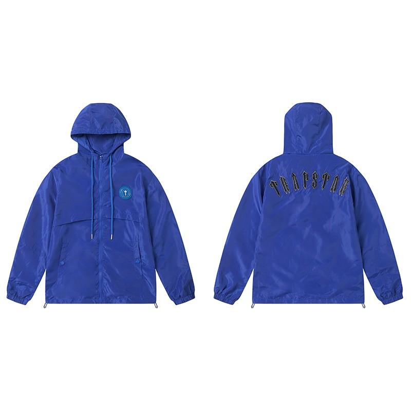 Unisex Oversized Hooded Windbreaker Jacket With
