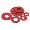 High-Temperature Red Bakelite Insulating Washer – Round Flat Shock-Absorbing Screw Fastener