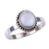 Natural Aquamarine Gemstone Handmade 925 Solid Sterling Silver Ring Size 9 b7A70