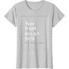 Custom Front & Back Print T-Shirt with Your Image for Men, Women and Kids by Modify by Amazon Merch On Demand