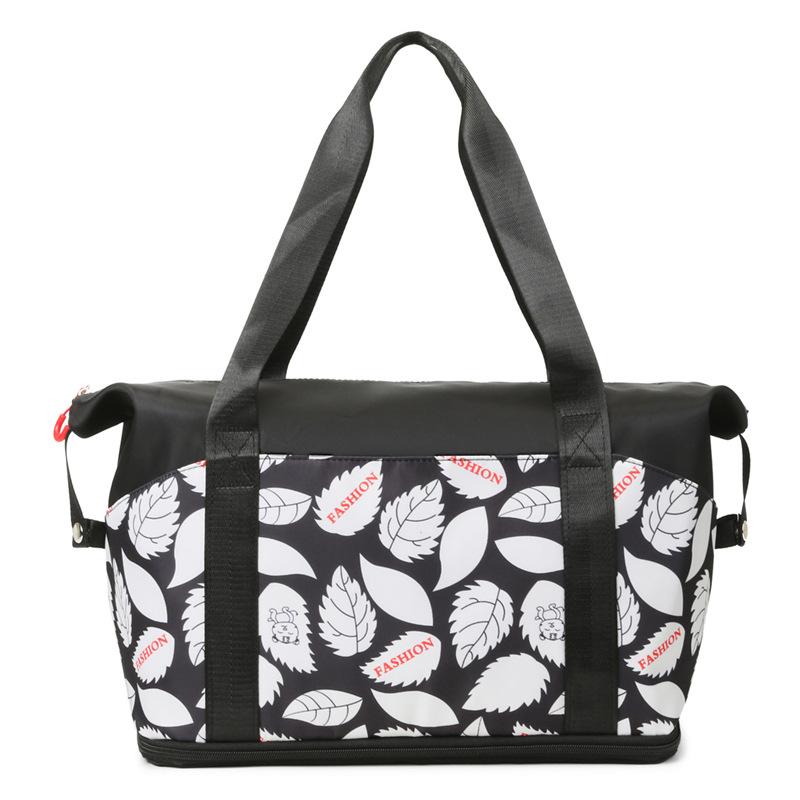 Składana Torba Podróżna na Bagaż z Nadrukiem Kabinowa Duża Pojemność Torba Weekendowa Wodoodporna Torba Sportowa na Siłownię Damska Torba Tote