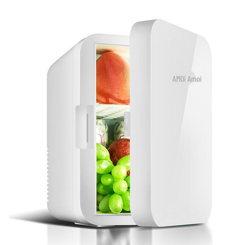 Mini-réfrigérateur double usage Amoi 8L: Compact et portable pour les dortoirs, les voitures et les maisons