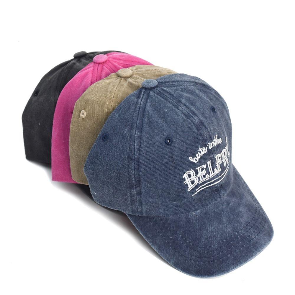 Sports Sun Protection Baseball Cap Embroidered Letters Adjustable Casual Hat Summer All-match Sun Hat for Women Men
