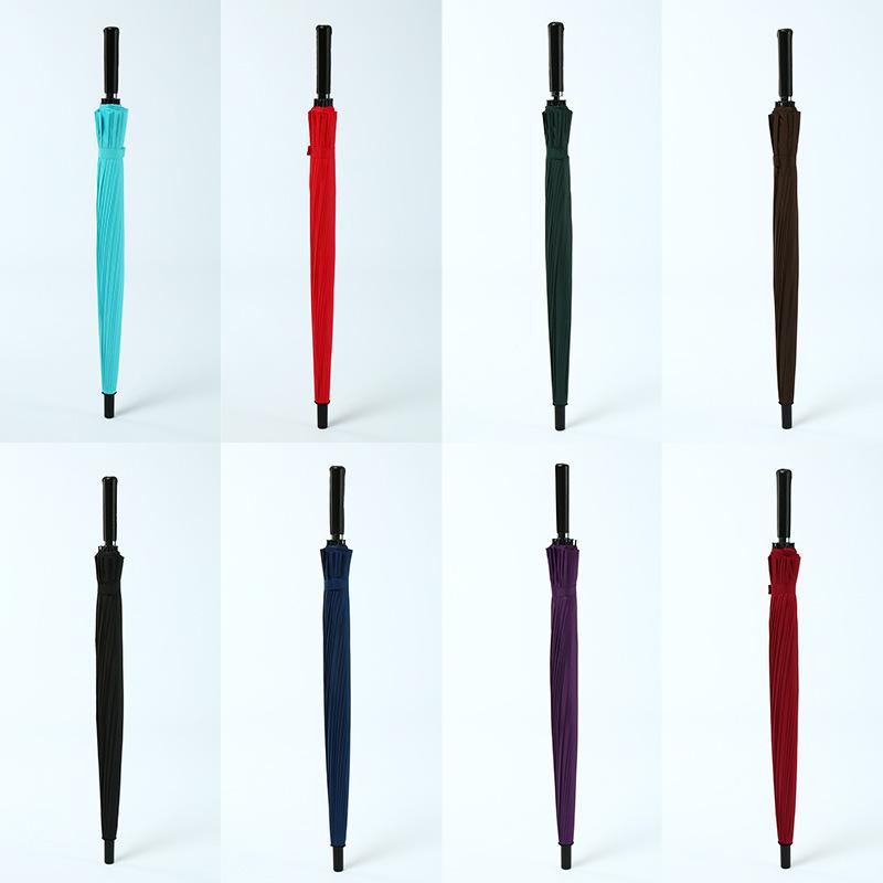 Umbrella Customized Automatic Umbrella Large Oversized Large Wholesale Straight Pole Long Handle Umbrella Weather and Rain Printed Logo