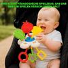 Silicone Pull String Baby Toy - Montessori Sensory Toy for Babies 6+ Months, Fine Motor Skills Development, Travel Toy for Car & Airplane