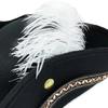 Stickerei Cosplay Piratenmützen für Kinderparty-Requisiten Kinder Piraten-Rollenspiel Federbesetzte Filzhüte