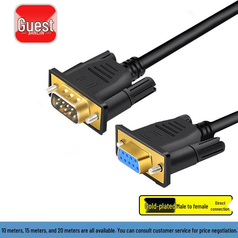 Кабель-удлинитель порта данных San Lin DB9 RS232 COM 0.5m