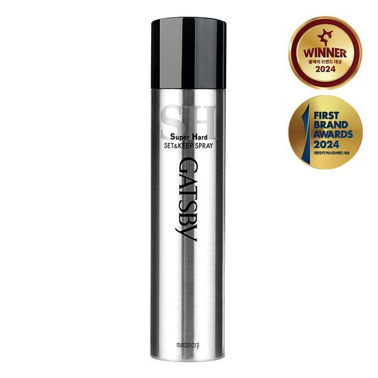 

Gatsby Set & Keep Super Hard Spray 300ml (Large Capacity)