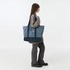VINTAGE FLORAL TOTE BAG, BLUE