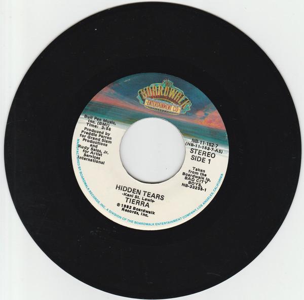 

7inch Record TIERRA - Hidden Tears NB111527 The Boardwalk E 1982 US Soul/Funk Used