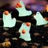 Halloweens Ghosty Figurines Night Lights Resins Ghosty Statue Sculptures Garden Decorations Monsters Figurines Ornament